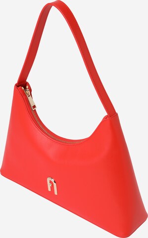 FURLA - Bolso de hombro 'DIAMANTE' en rojo: frente