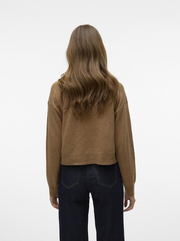 VERO MODA Knit cardigan 'BLAIR' in Brown