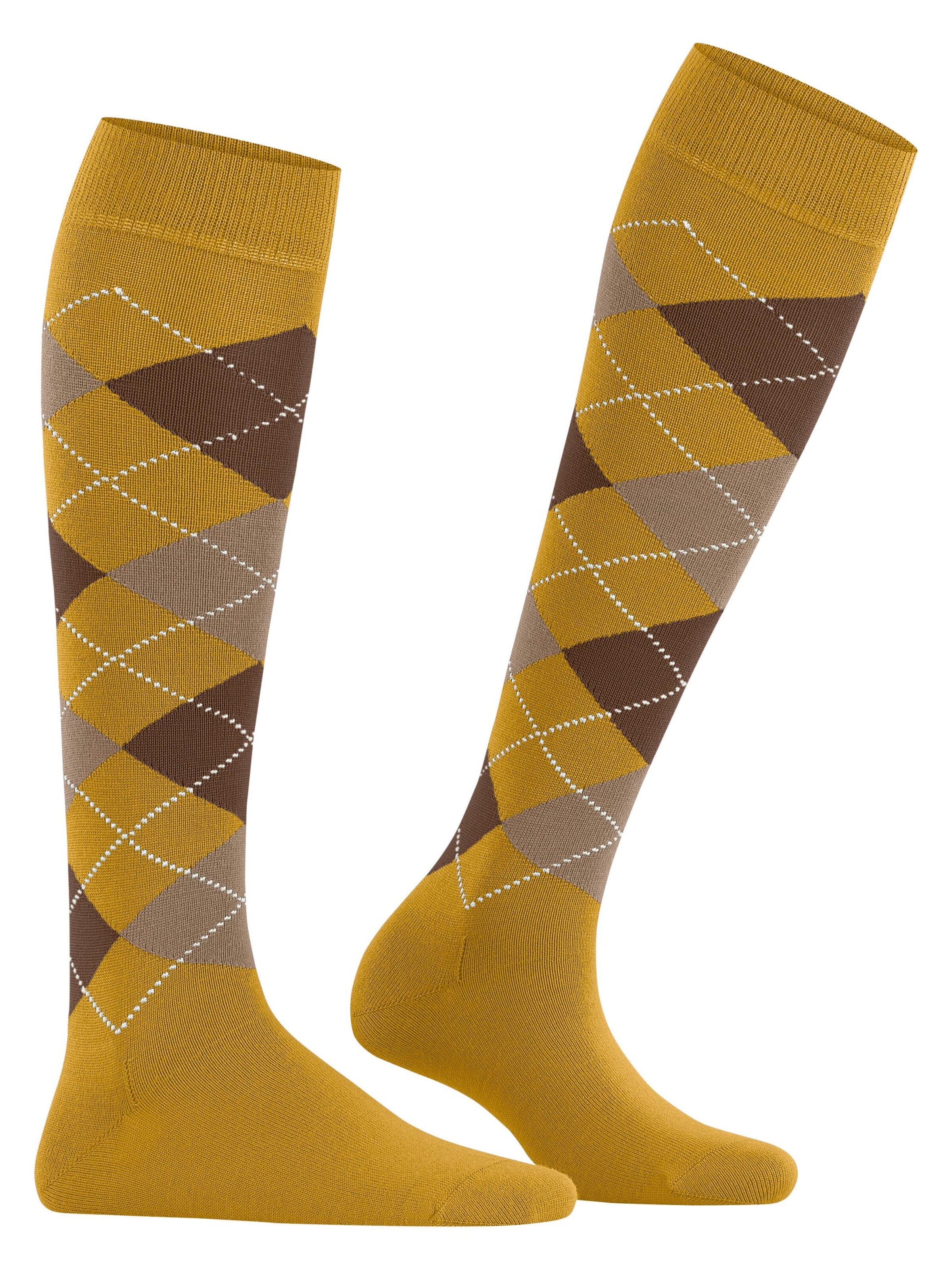 BURLINGTON Overknee Strümpfe 'Marylebone'‌‌‌ in Gelb