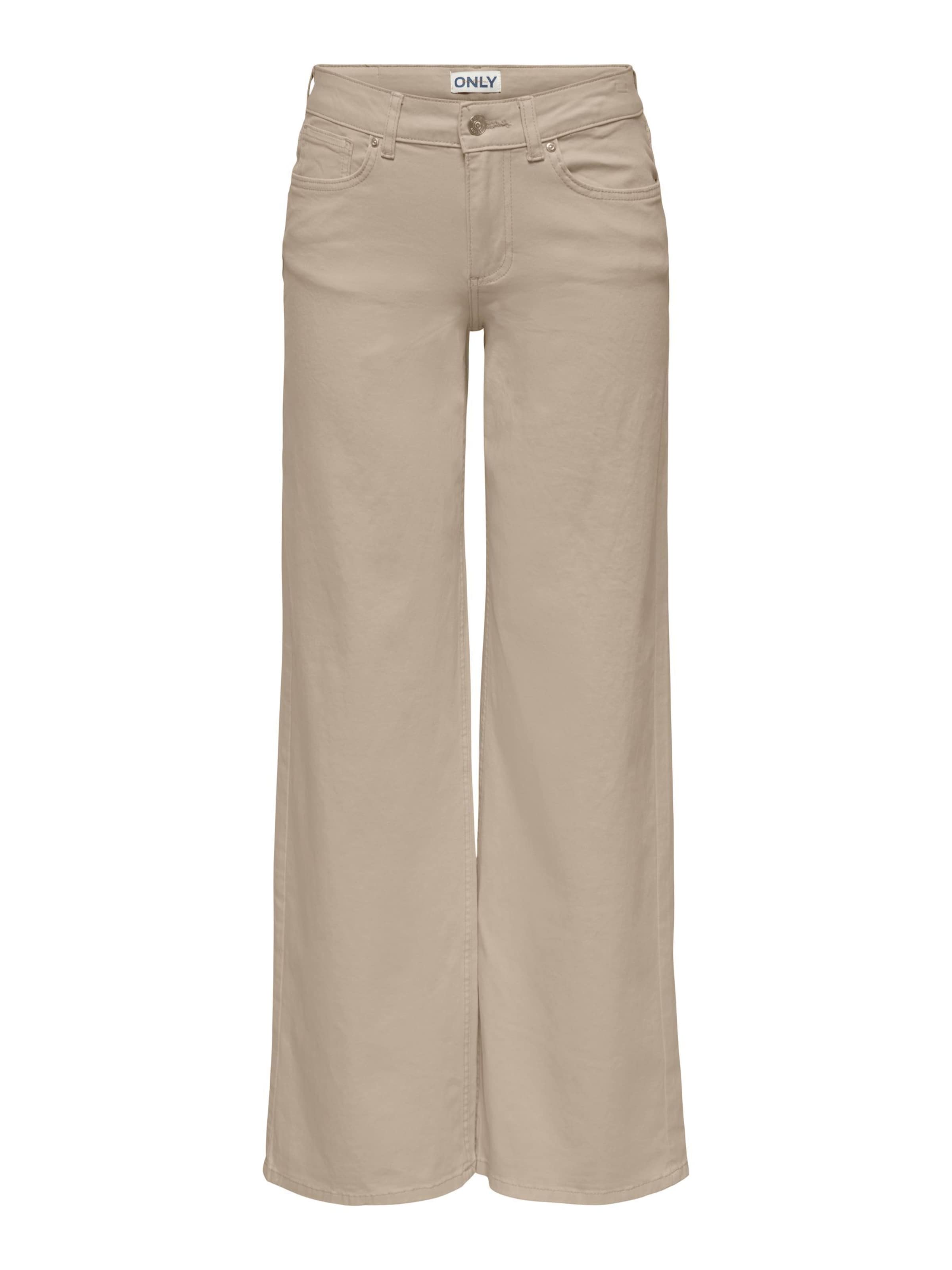 ONLY - Pierna ancha Pantalón en verde: frente