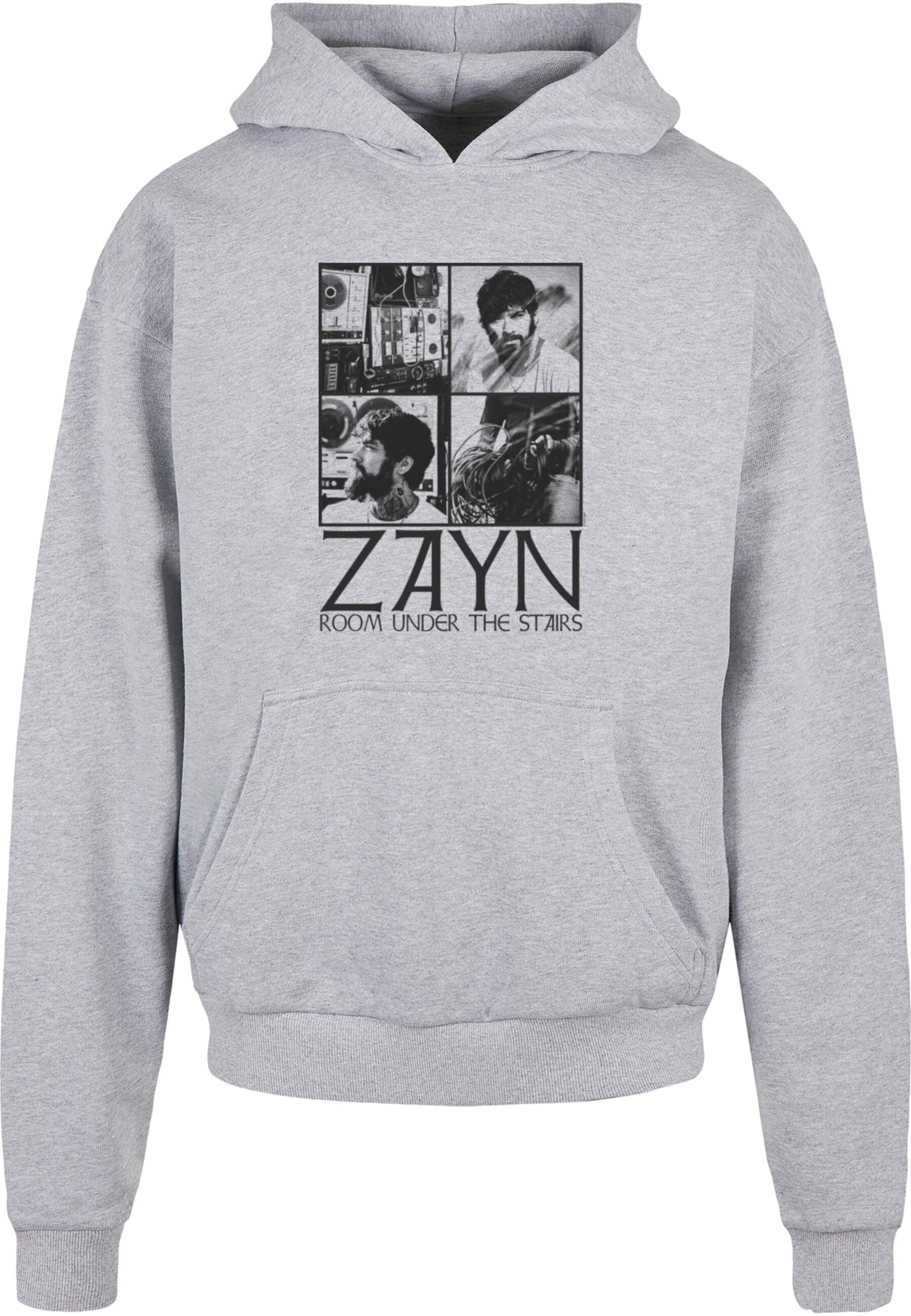 Merchcode Sweatshirt 'Zayn - Quad Collage' in Grey: front