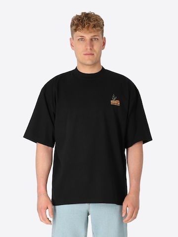 SPITZBUB Shirt 'Black Glow' in Schwarz