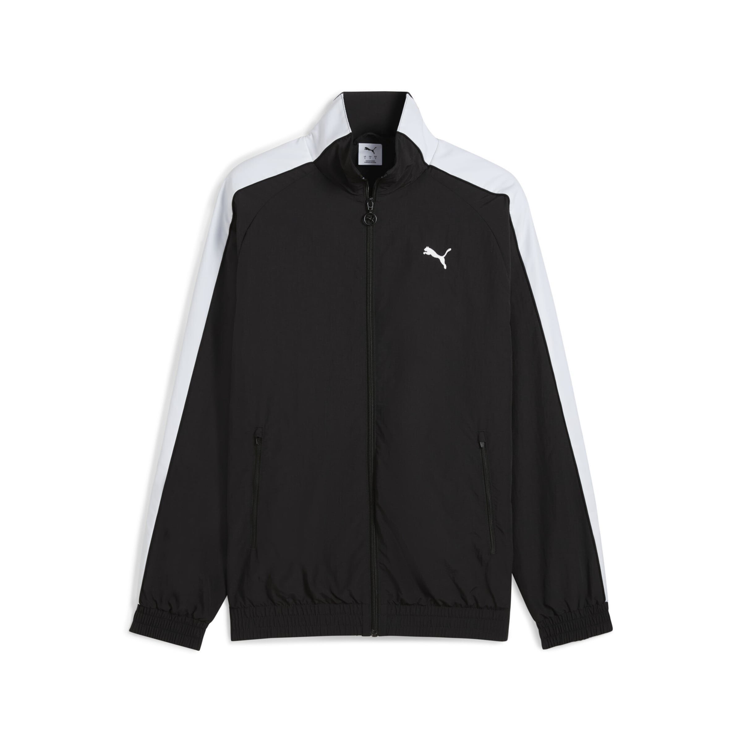 PUMA Sweat jacket 'T7' in Black: front