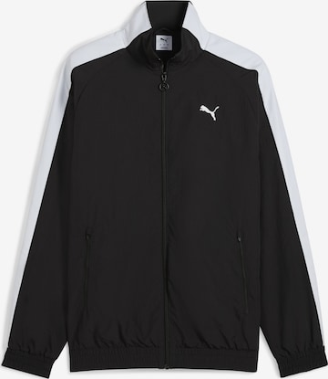 PUMA Trainingsjacke 'T7' in Schwarz: Vorderseite