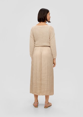 s.Oliver BLACK LABEL Skirt in Beige: back