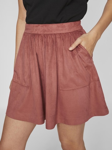 VILA Skirt in Red