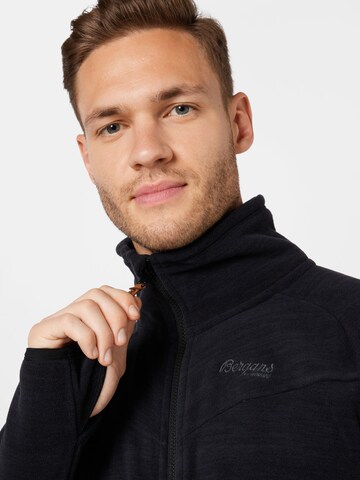 Bergans Athletic Fleece Jacket 'Hareid' in Black