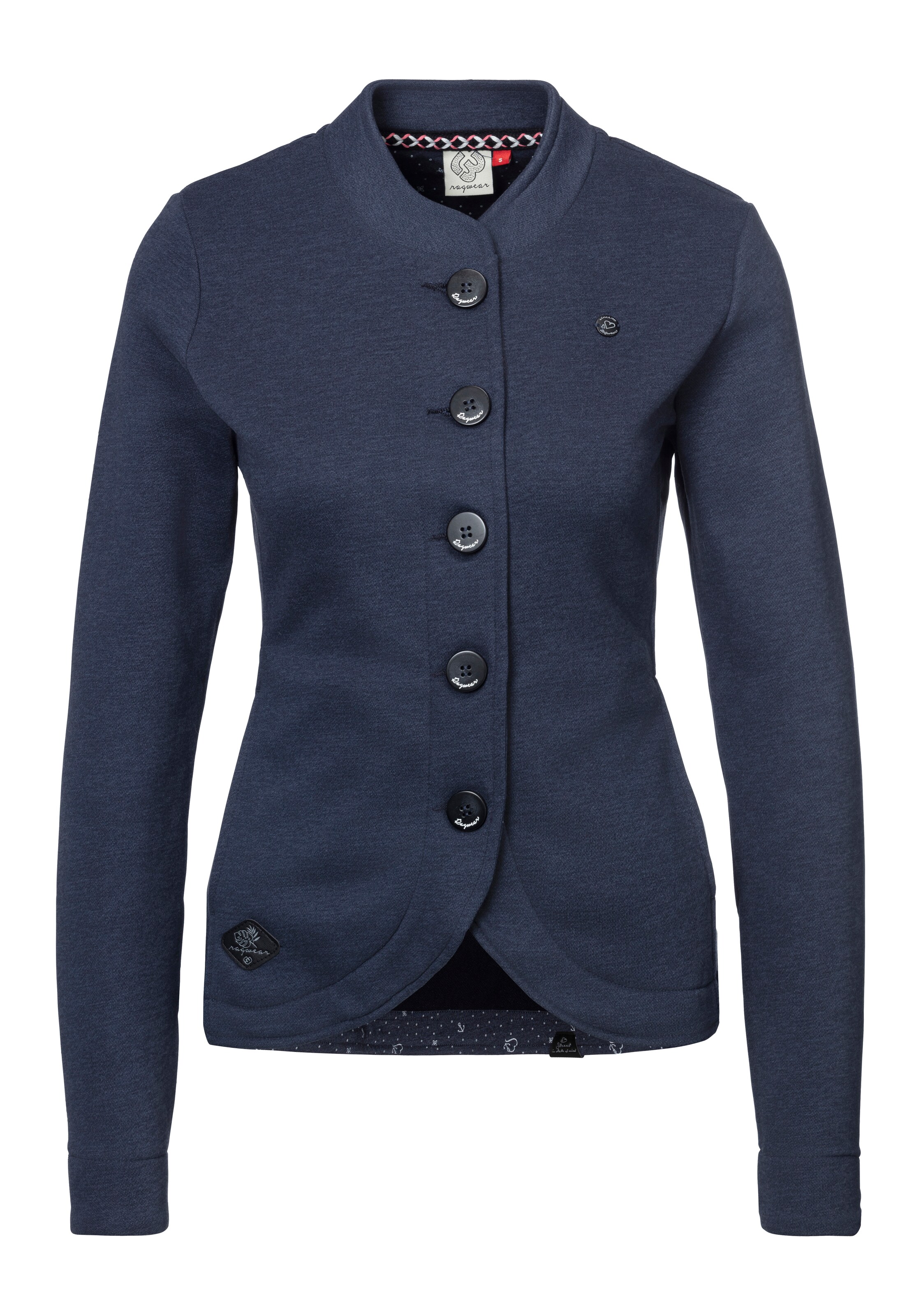 Ragwear Sweatjacke in Blau: Vorderseite
