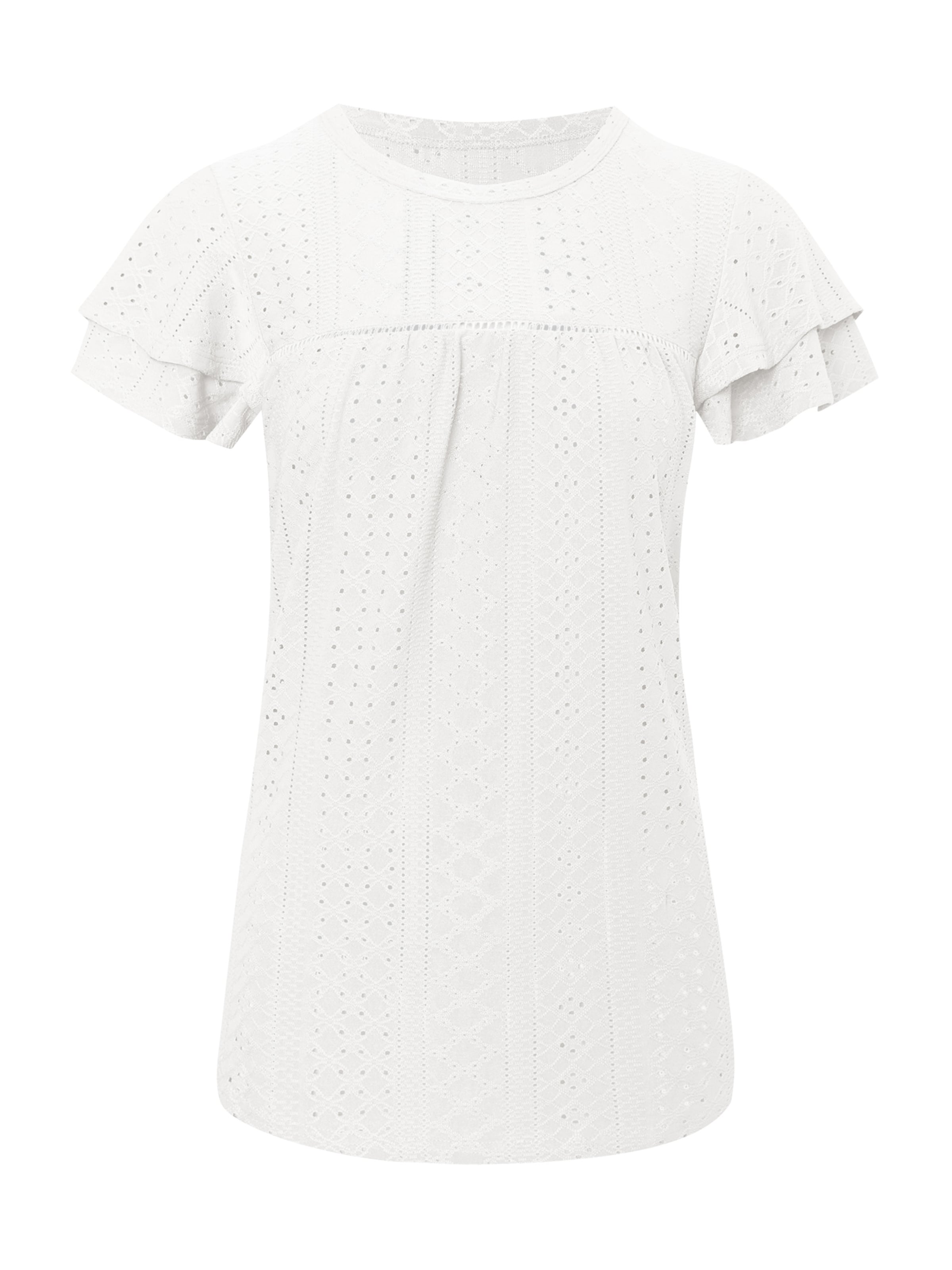 Imily Bela Тениска в бяло: отпред