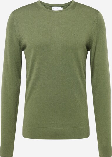 Calvin Klein Džemperis, krāsa - olīvzaļš, Preces skats