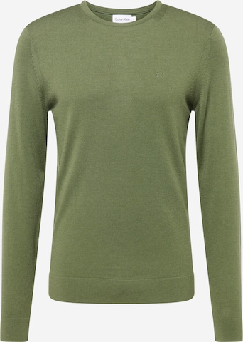 Calvin Klein Sweater in Green: front