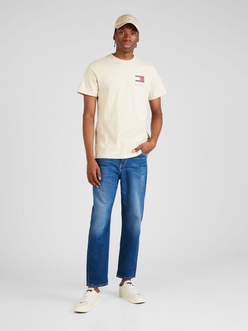 Tommy Jeans Μπλουζάκι 'Essential' σε μπεζ