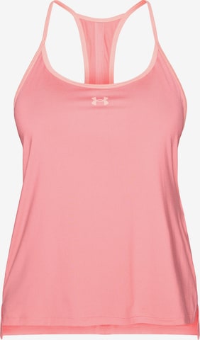 rožinė UNDER ARMOUR Sportiniai marškinėliai be rankovių: priekis