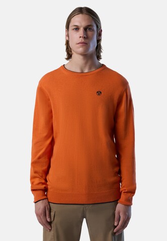 Pull-over North Sails en orange : devant