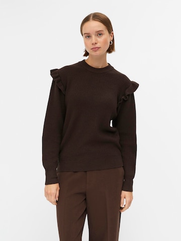 Pull-over 'Malena' OBJECT en marron : devant