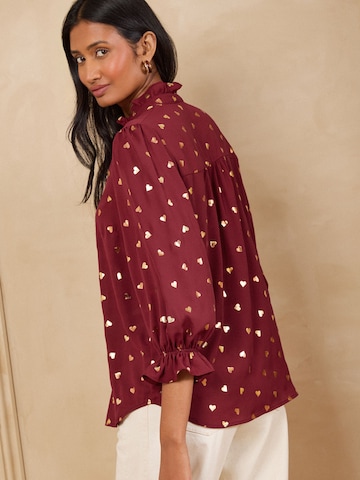 Camicia da donna di love & roses in rosso