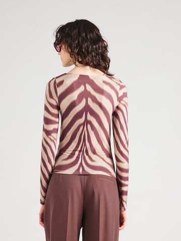 T-shirt 'ZABRA' TOPSHOP en rouge