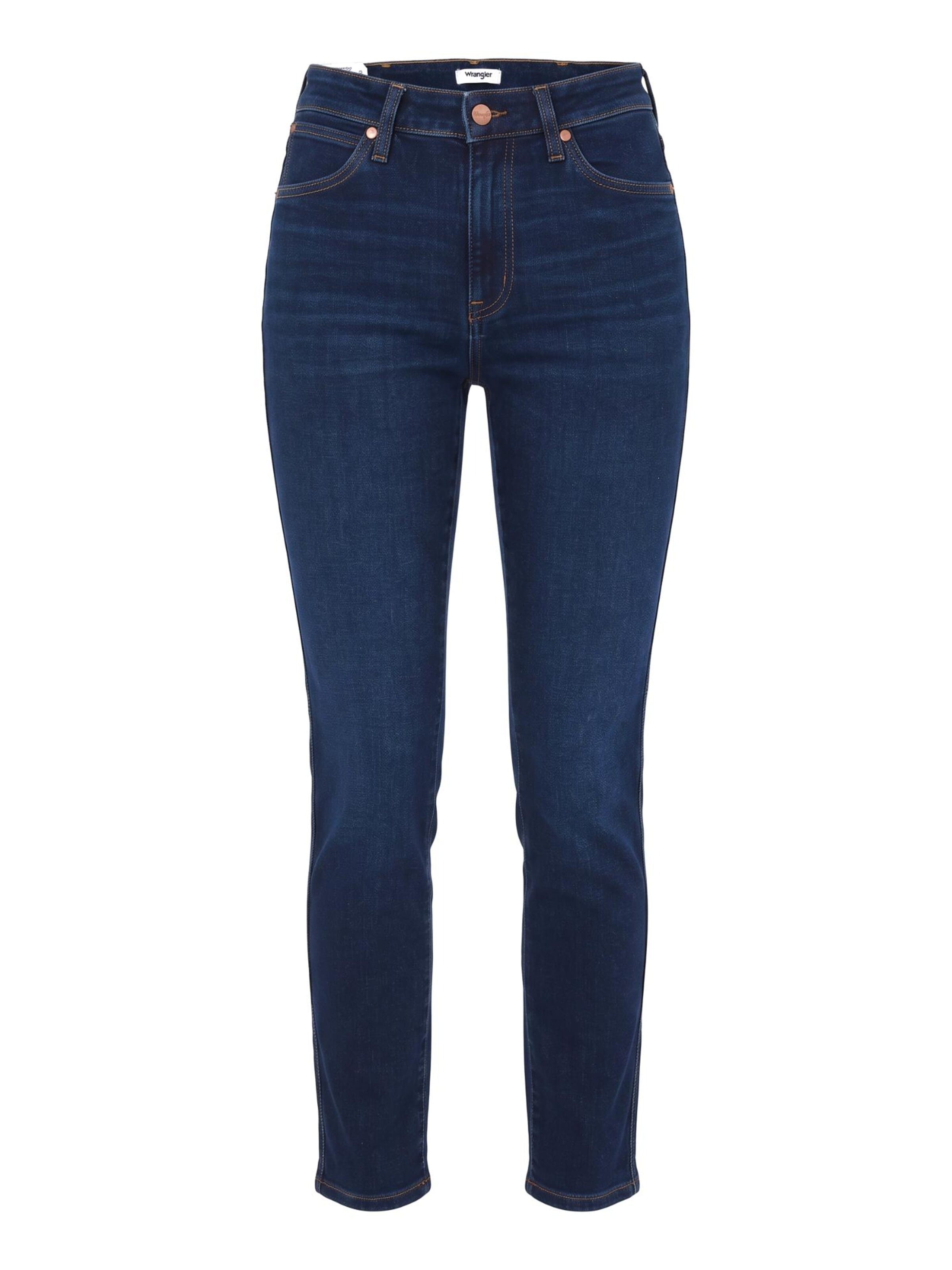 WRANGLER - Skinny Vaquero 'SIENNA WEATHERED RINSE' en azul: frente