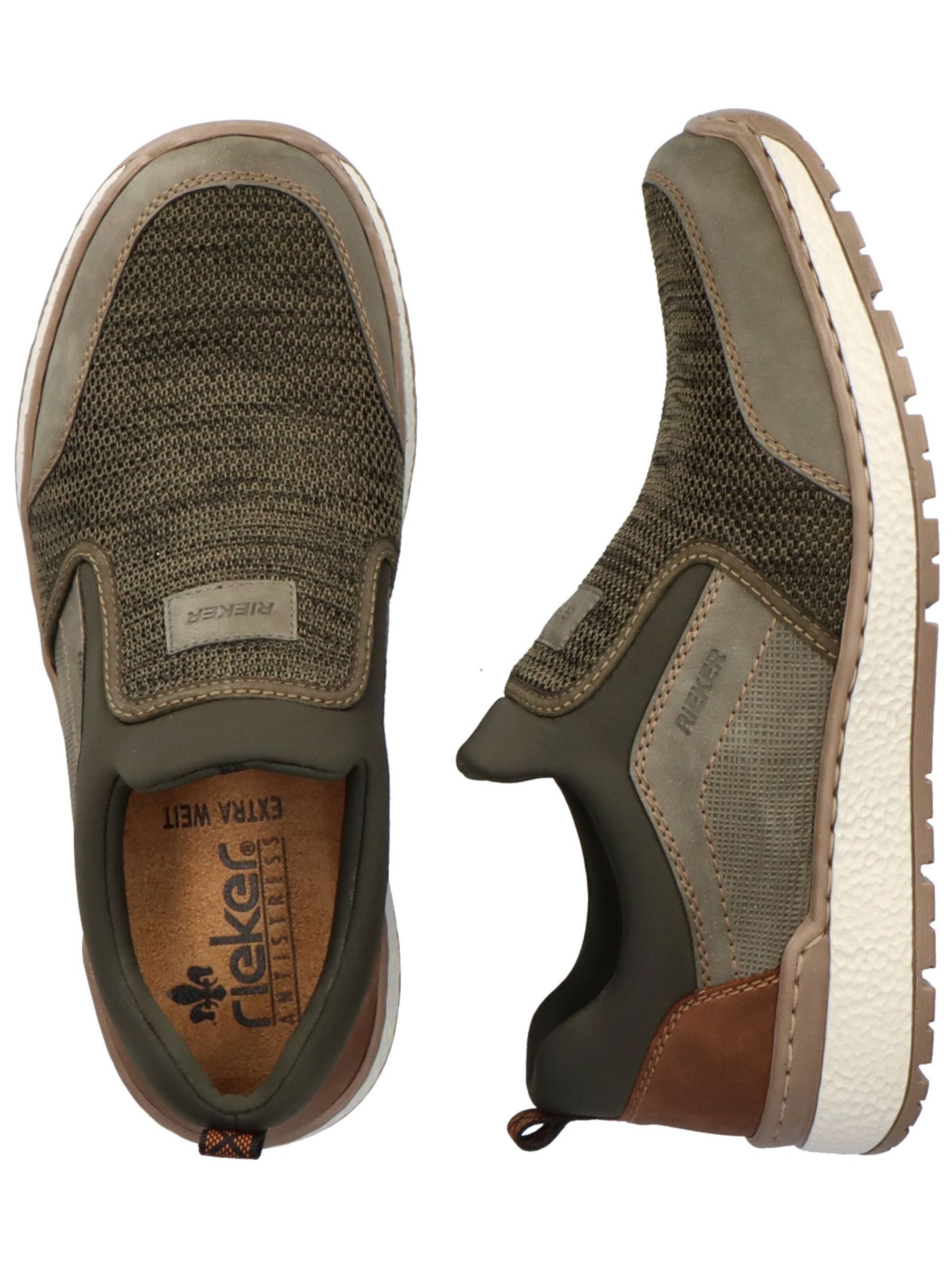 Rieker Slip-ons in Groen