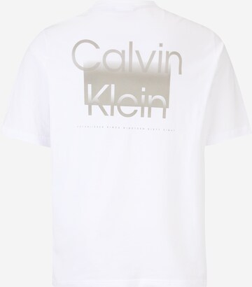 balts Calvin Klein Big & Tall T-Krekls