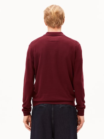 ARMEDANGELS Pullover POLO in Rot