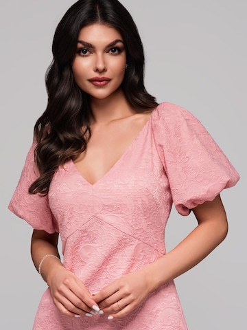 Ombre Společenské šaty – pink