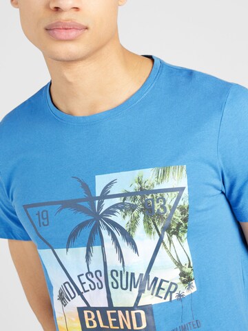 T-Shirt BLEND en bleu