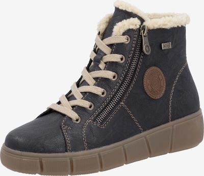 REMONTE Schnürstiefel in navy / braun / weiß, Produktansicht
