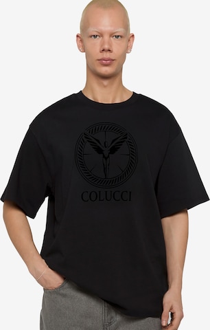 Colucci Shirt 'Ikarus Circle' in Black: front