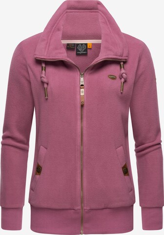 Ragwear Sweatvest 'Rylie' in Roze: voorkant