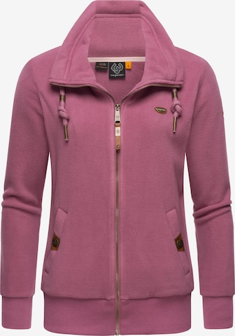 Giacca di felpa 'Rylie' di Ragwear in rosa: frontale