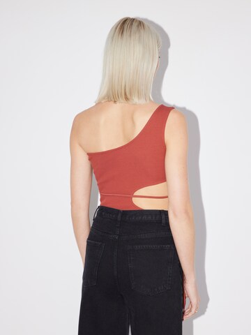 LeGer by Lena Gercke - Body camiseta 'Maylea' en rojo