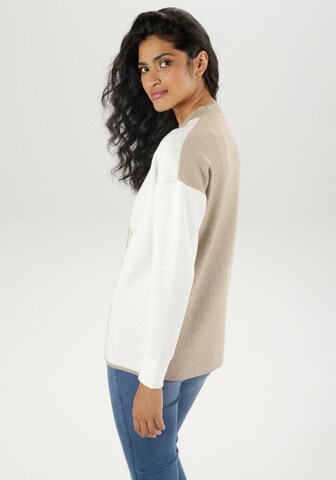 Aniston SELECTED Pullover in Beige