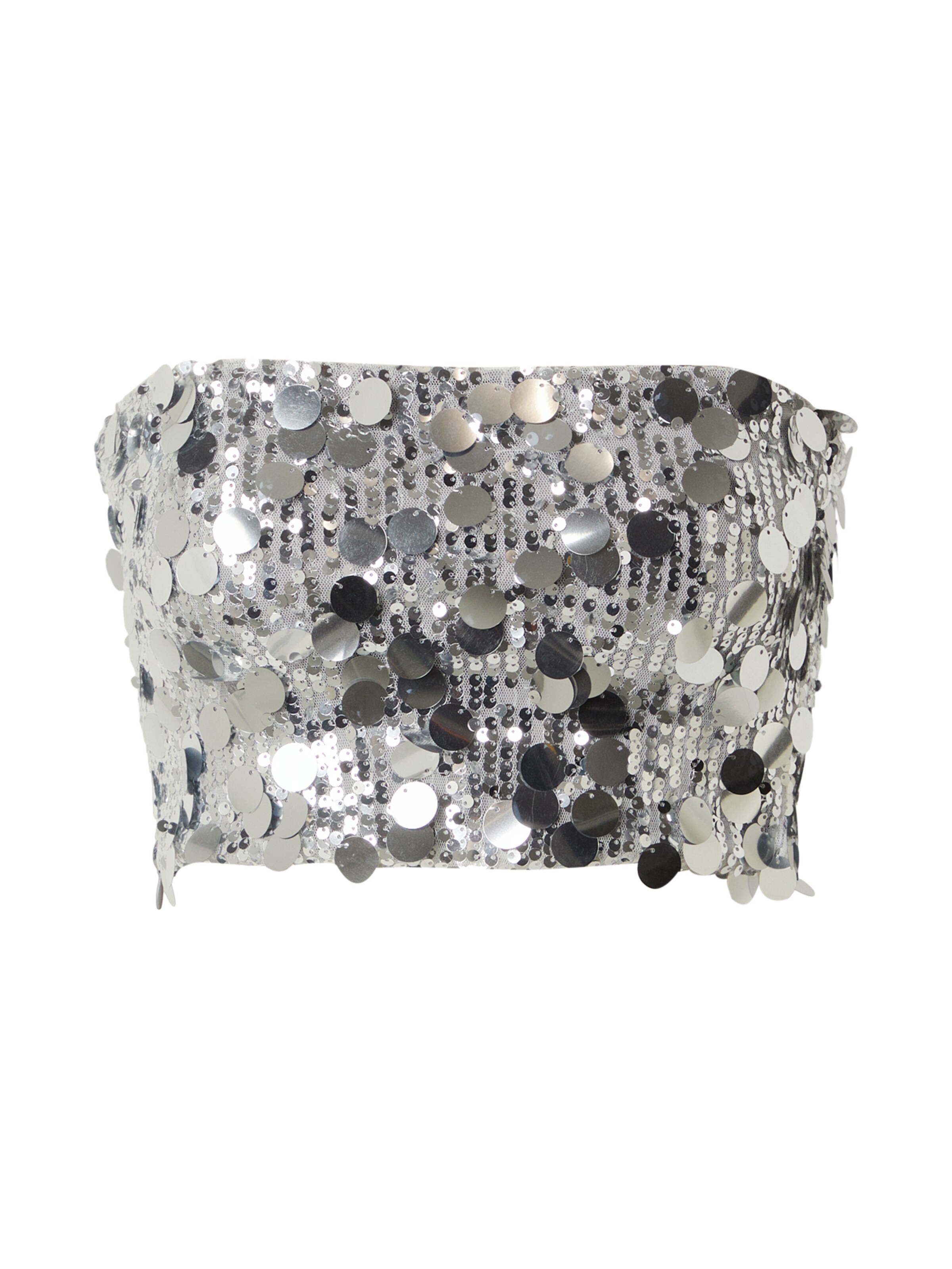 Tally Weijl Top - Strieborná: predná strana