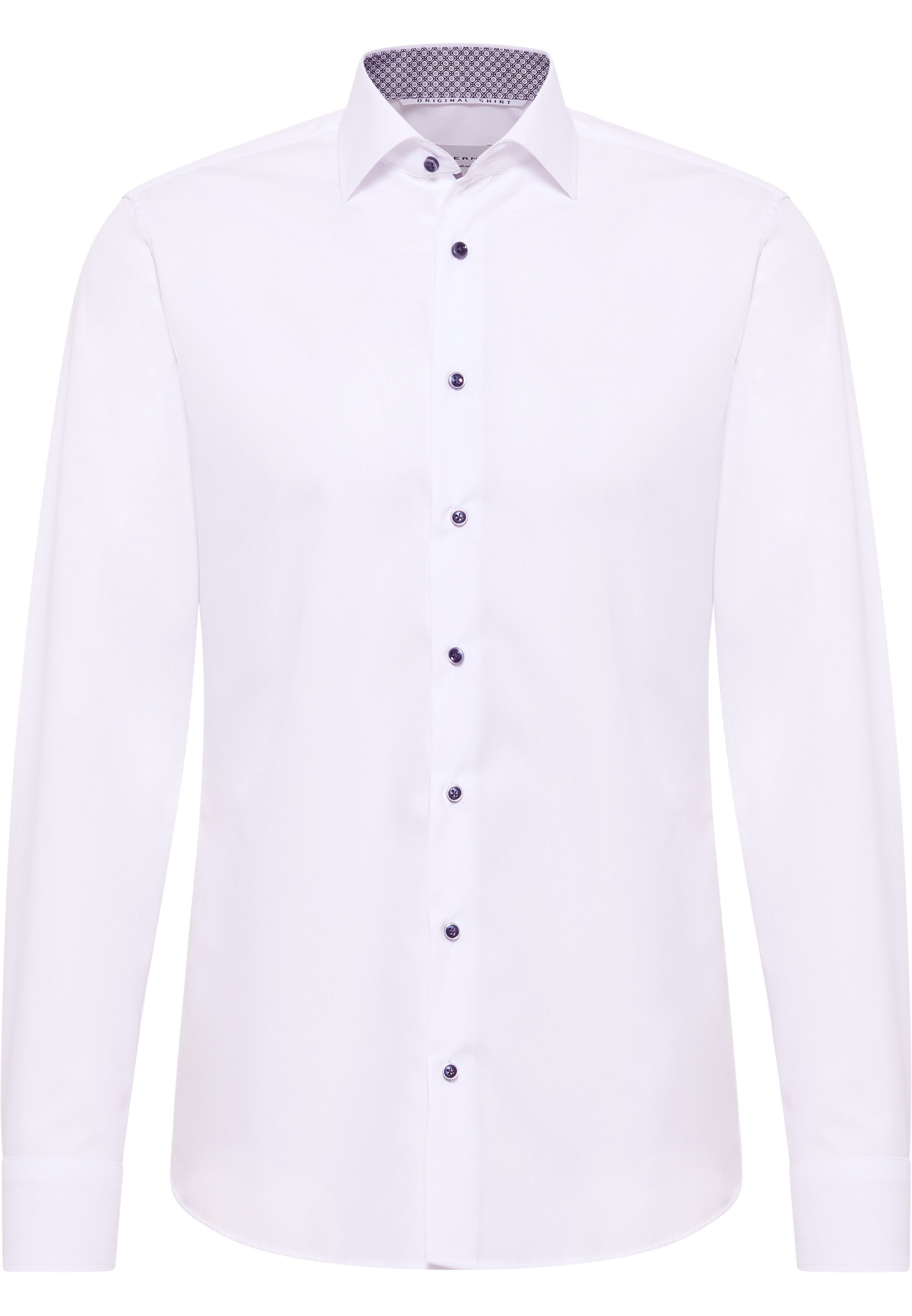 ETERNA Slim Fit Hemd 'Slim Fit' in Weiß: Vorderseite