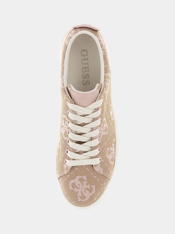 Sneaker low 'Gia' de la GUESS pe bej