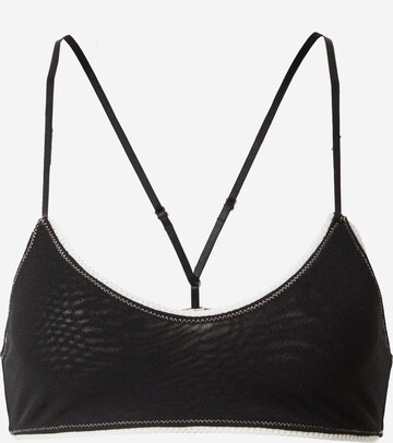 Free People Bralette Bra 'HIDE & SEEK' in Black: front