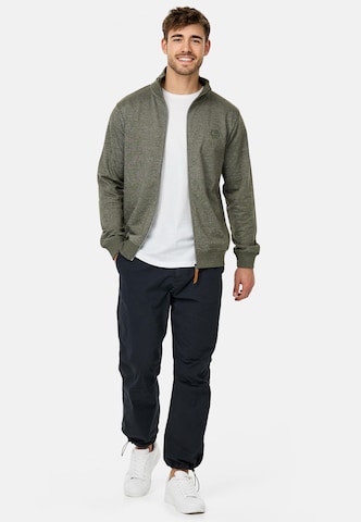 INDICODE JEANS Sweat jacket ' Yanic ' in Green
