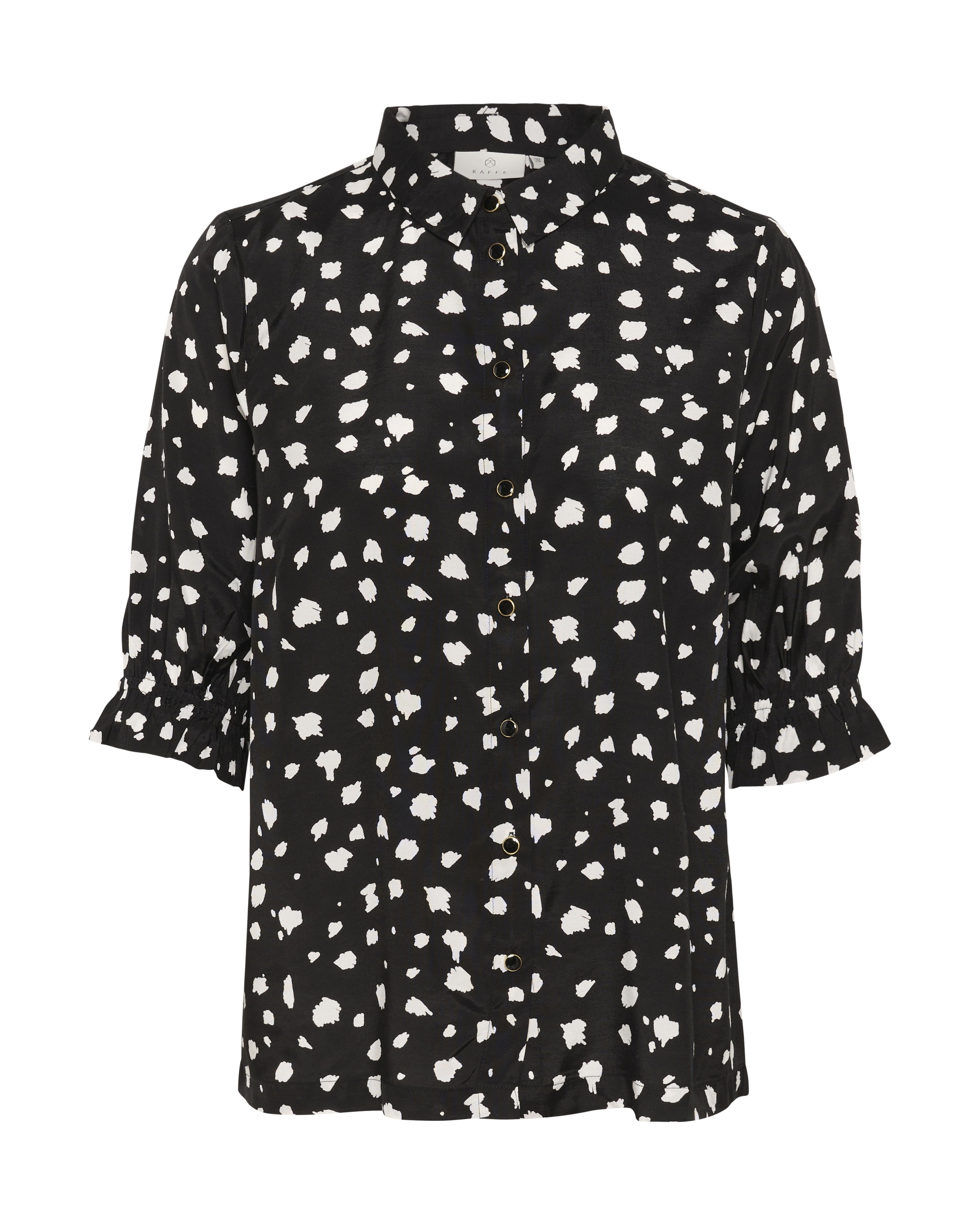Kaffe Blouse 'Velana' in Black: front