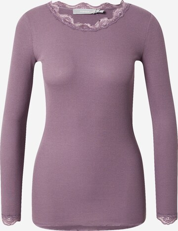 T-shirt Fransa en violet : devant