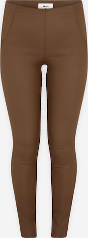 OBJECT Petite - Skinny Leggings 'BELLE' em castanho: frente