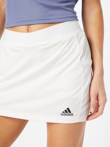 ADIDAS SPORTSWEAR Skinny Sports skirt 'Team 19' in White