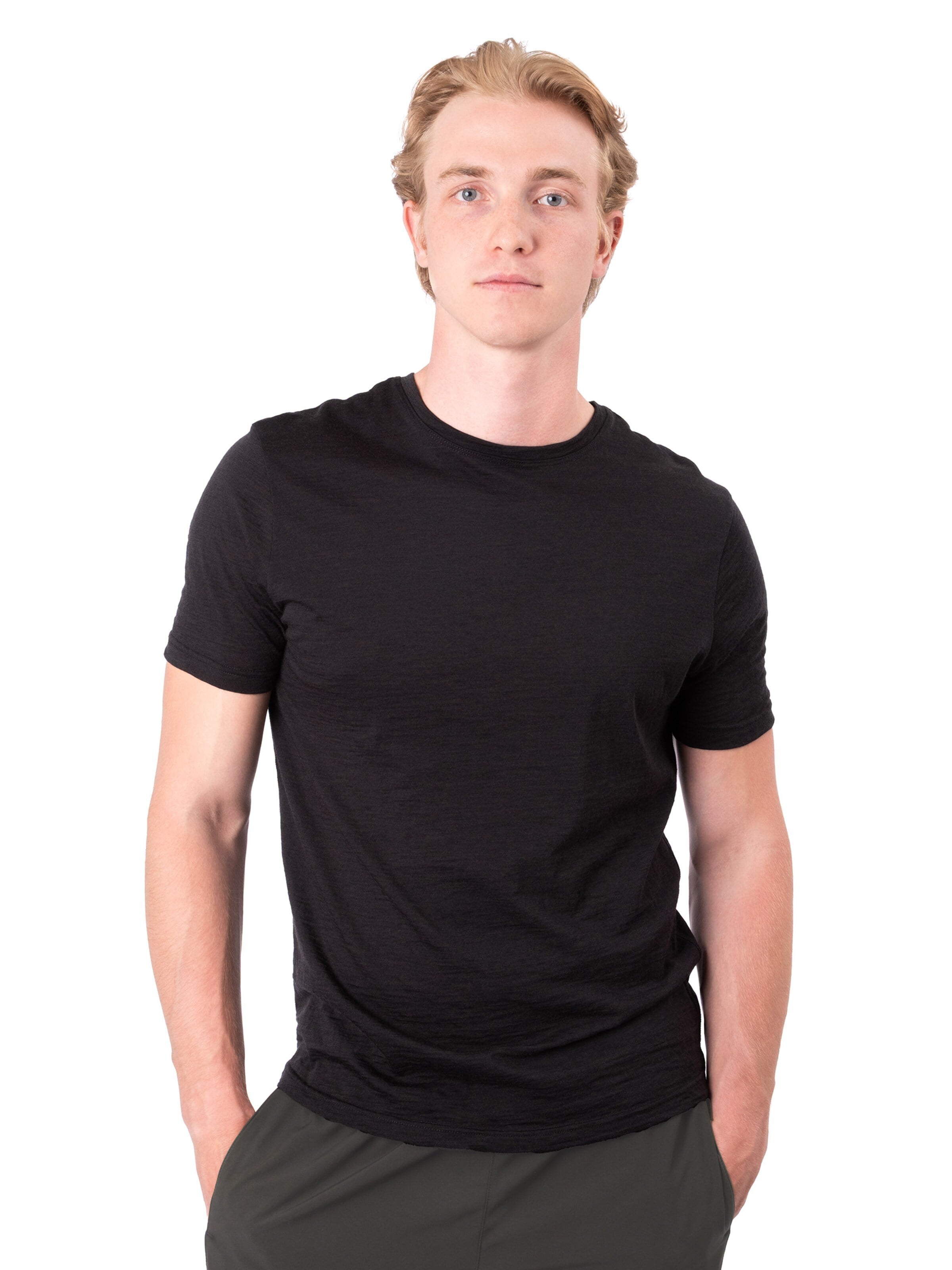 Occulto Funktionsshirt '100 Merino Montreal' in Schwarz: Vorderseite