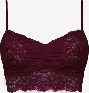 SNOCKS Bralette Bra in Red: front