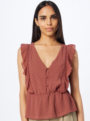 ABOUT YOU Blouse 'Pina' in Rood: voorkant