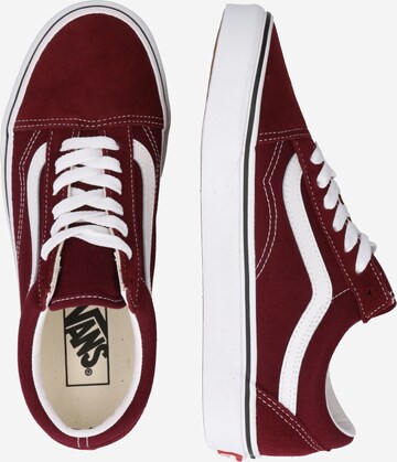 Sneaker bassa 'Old Skool' di VANS in rosso