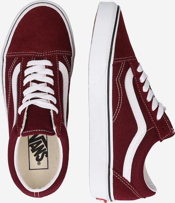 Baskets basses 'Old Skool' VANS en rouge