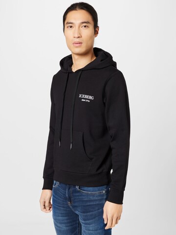 ICEBERG Sweatshirt in Black: front