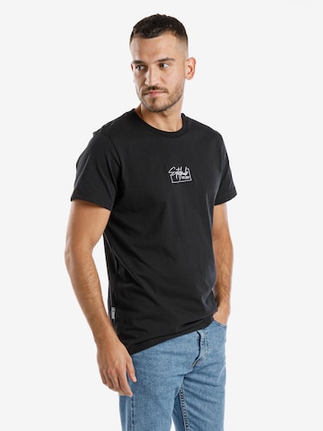 SPITZBUB Shirt 'Adrian' in Zwart: voorkant