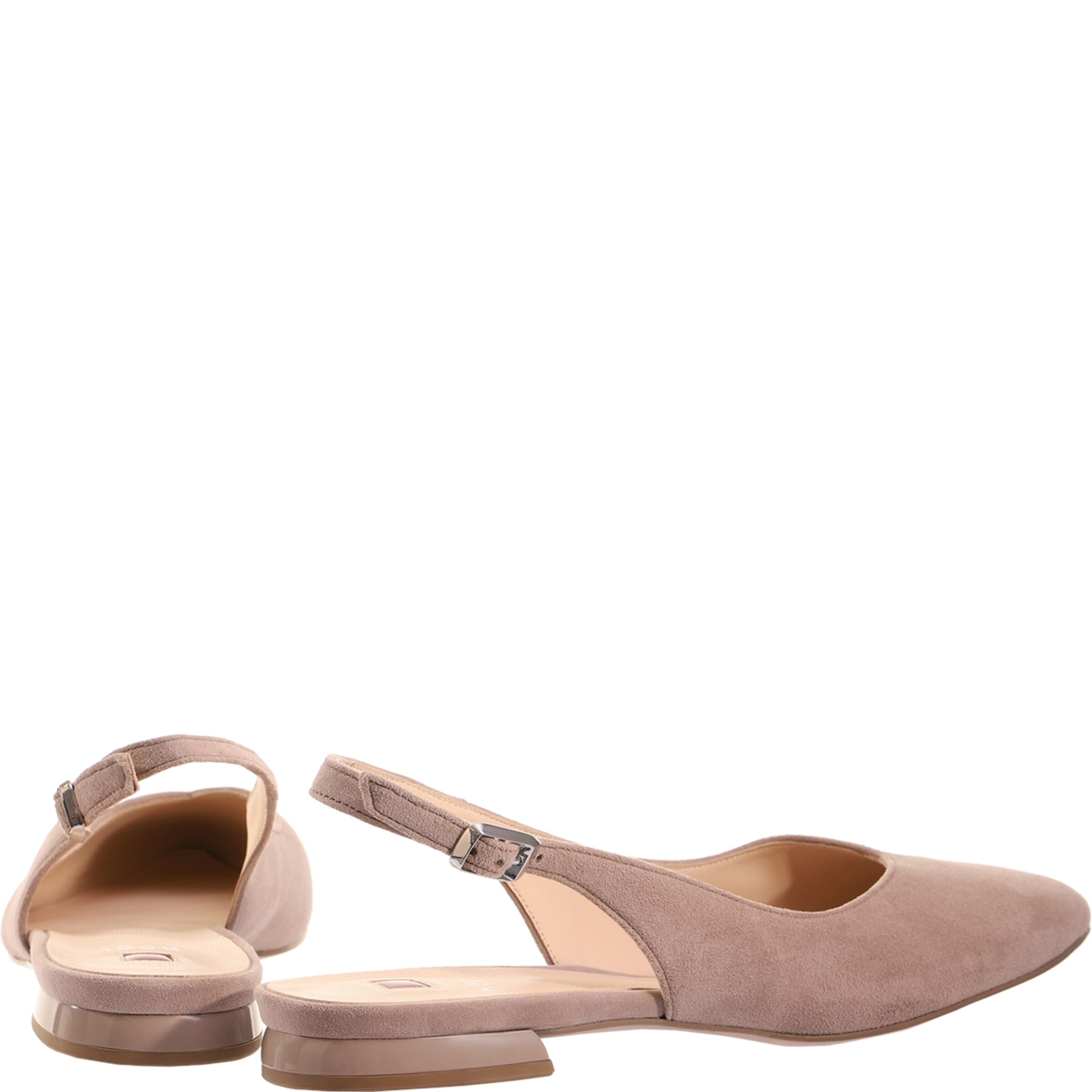 Högl Ballet Flats with Strap in Grey